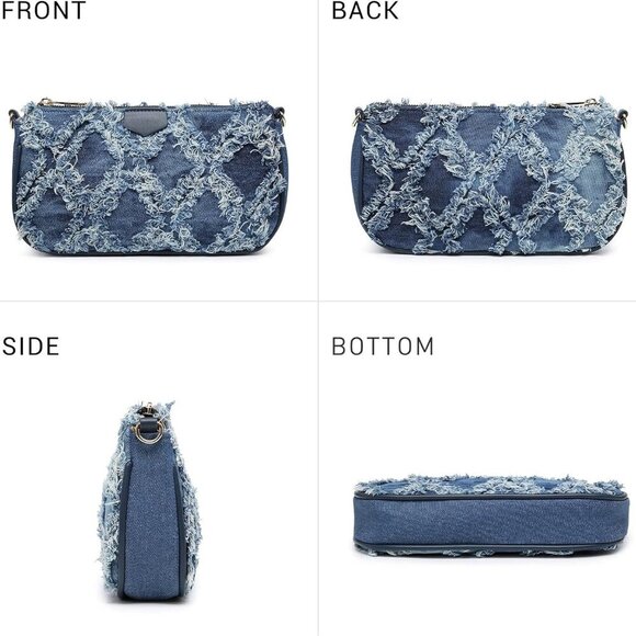 Small Crossbody Bags for Women with Coin Purse Multi Pochette PU Leather Designe - Picture 3 of 7